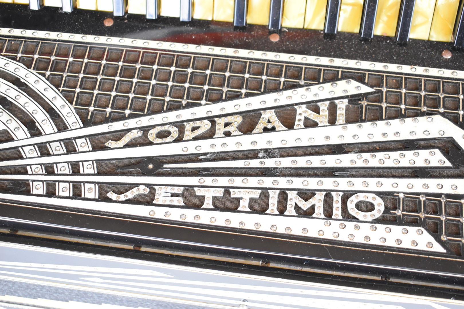 Soprani Settimio 41 key piano accordion in black/gem finish, with fitted hard case. - Image 4 of 7