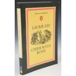 [SIGNED] Laurie Lee Cider With Rosie with drawings by John Ward, published Penguin 1983, in colour