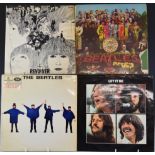 Seven Beatles and solo albums comprising Help! (PMC 1255), Let It Be (PCS 7096), Revolver (PCS