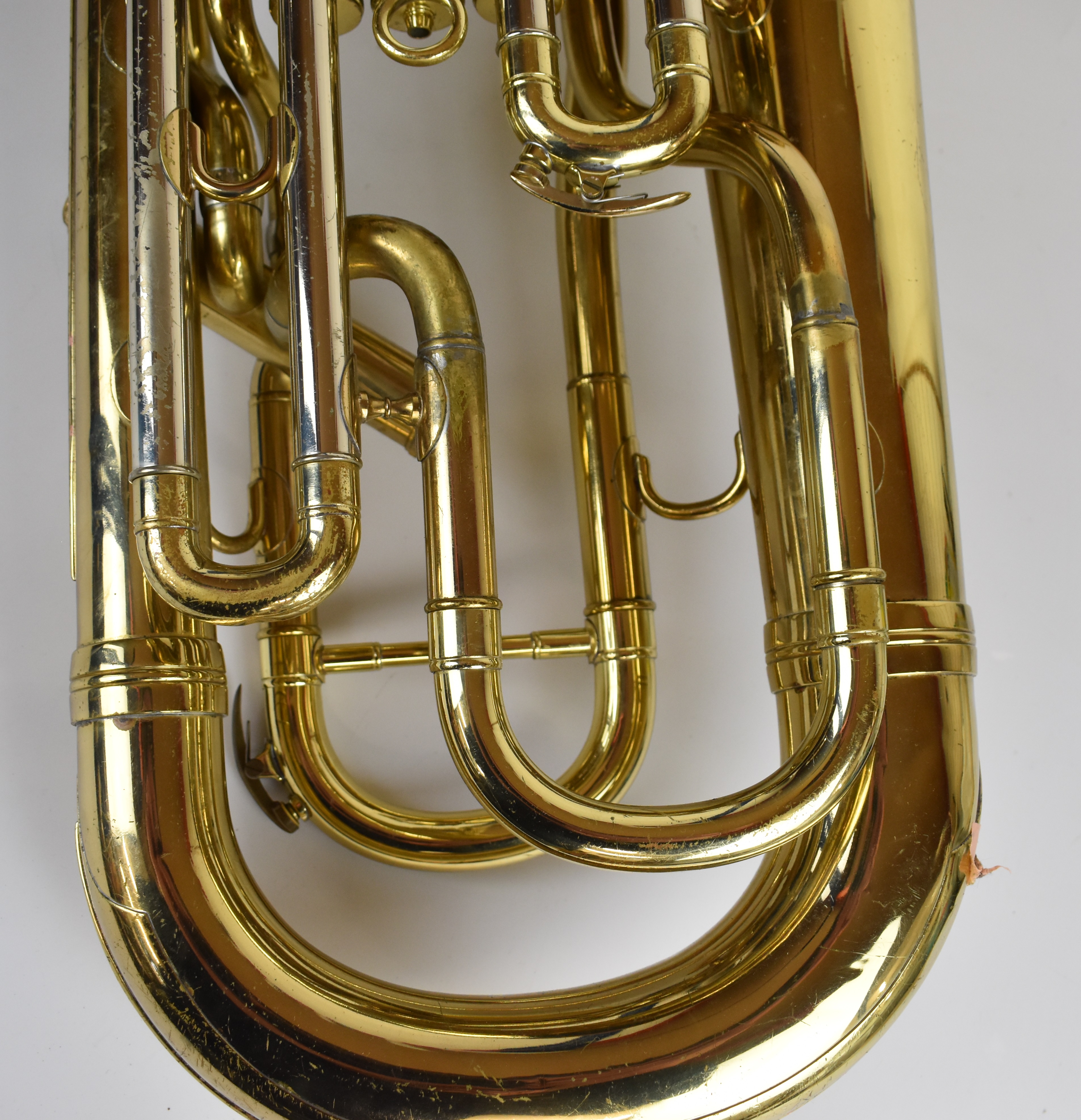 Boosey & Hawkes Besson 700 brass Euphonium, serial no. 765-718418, in fitted hard shell case with - Image 3 of 7