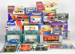 Over thirty Corgi diecast model cars and haulage vehicles, series to include Superhaulers,