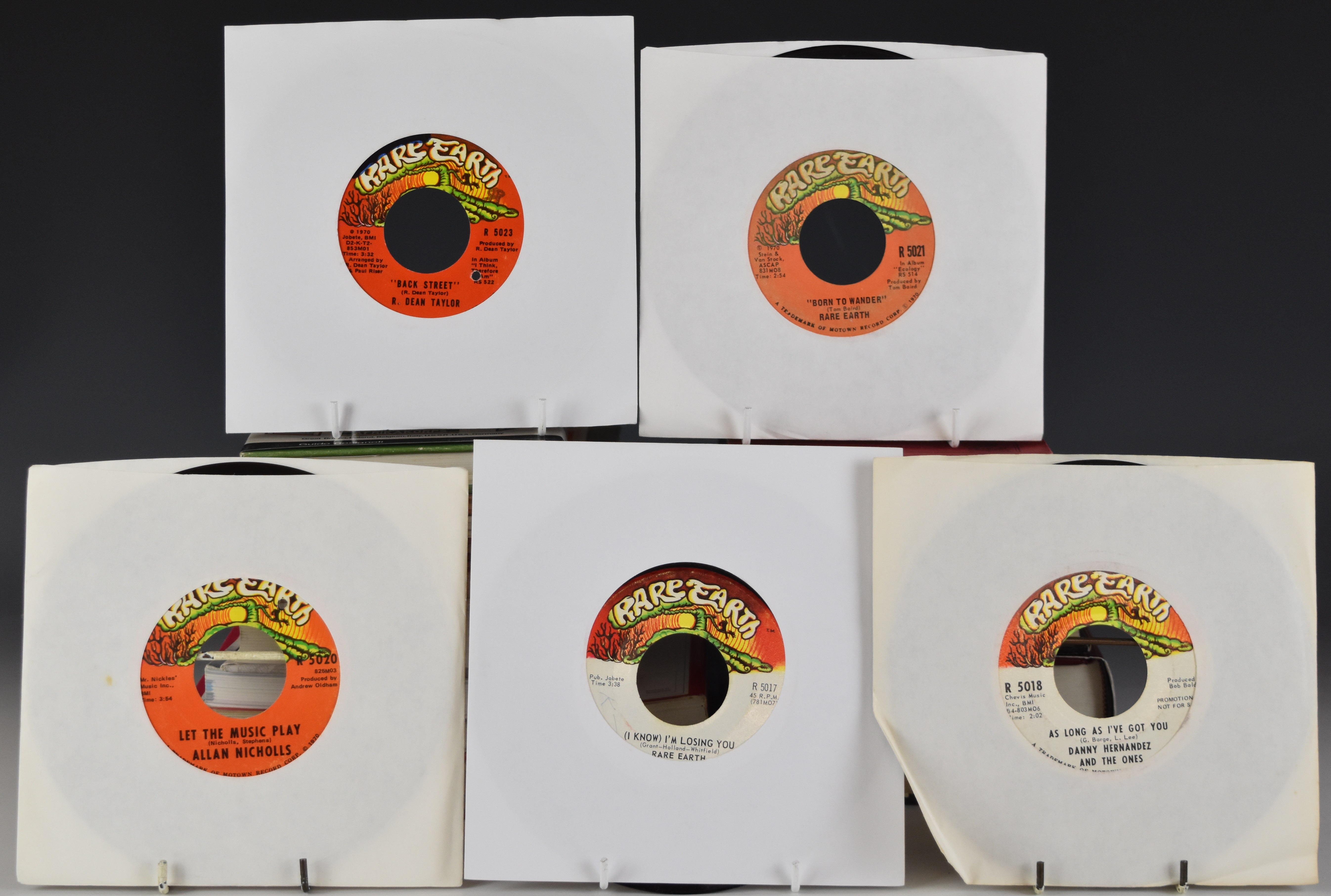 Collection of 27 Rare Earth 7" singles from Berry Gordy's Tamla Motown stable including one Demo, - Bild 3 aus 3