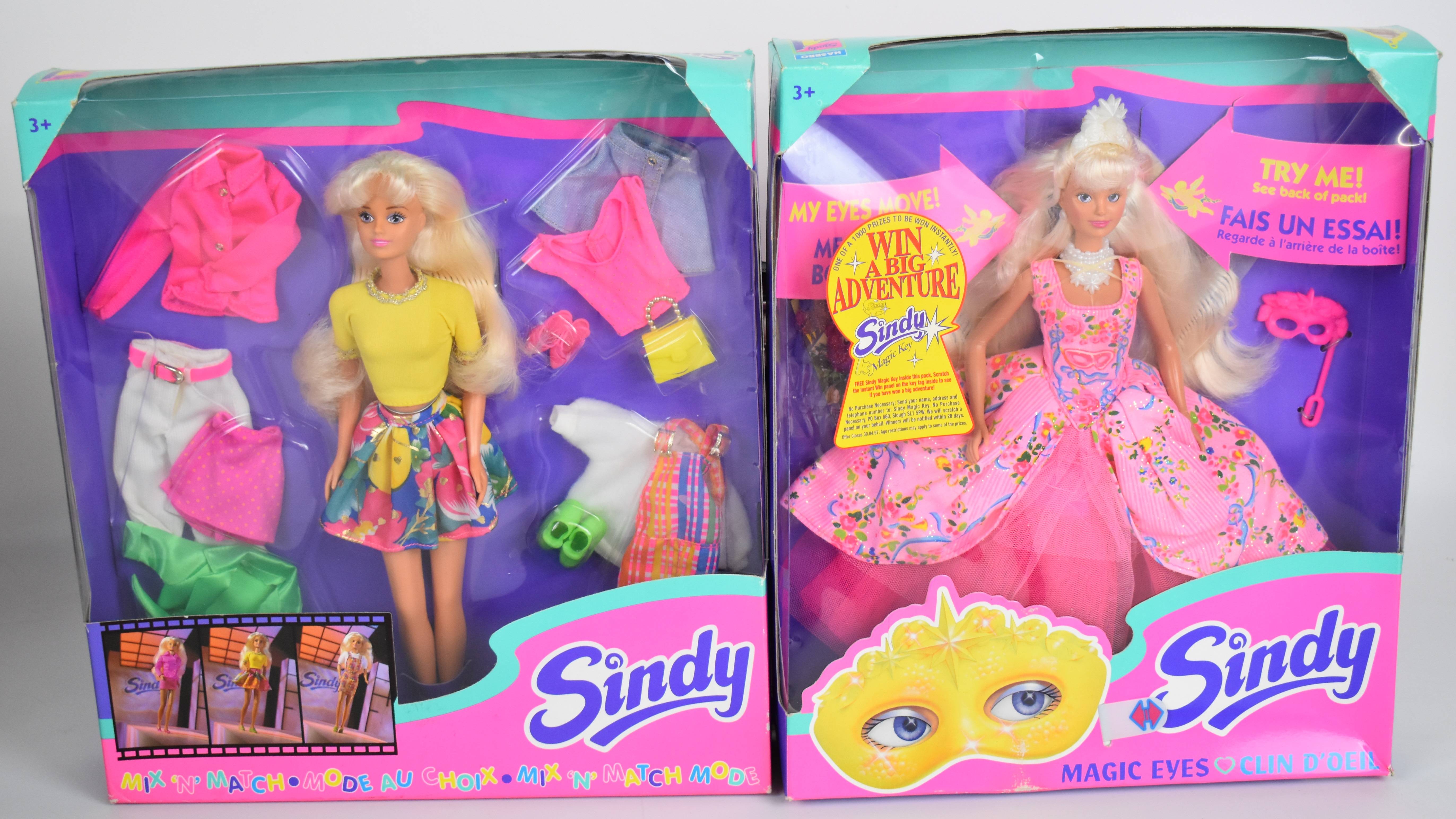 Ten Hasbro Sindy dolls dating mostly to the mid 90's to include Magic Eyes 18484, Mermaid 18571, - Image 3 of 4