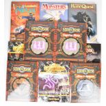 Eleven RuneQuest role playing game rule books and supplements to include Land of Ninja, Monsters,