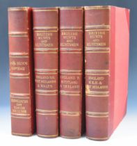 British Hunts and Huntsmen in 4 volumes, containing a short history of each Fox and Stag Hunt in the