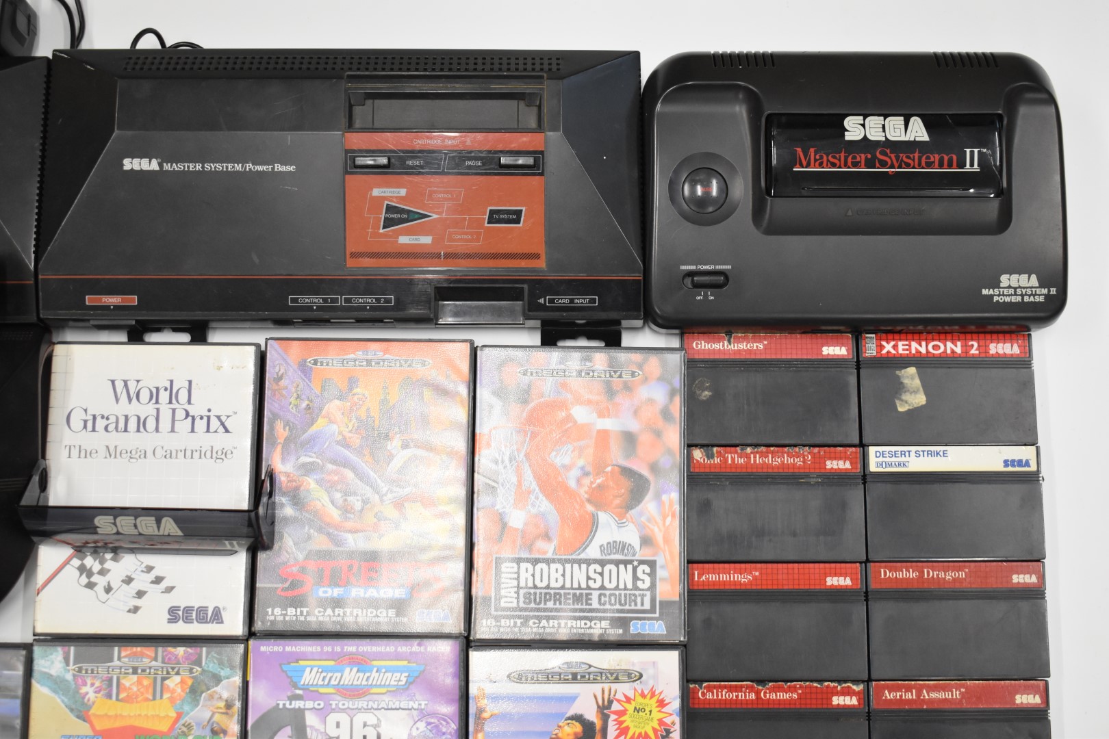 Three Sega retro video game consoles together with a collection of 22 Master System and Mega Drive - Image 3 of 5