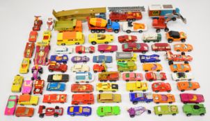 Over seventy Matchbox diecast model cars to include Superfast, Superkings, Rolamatics and