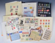 GB Commonwealth stamp collection, mint and used in an album, stockbook and loose including postal