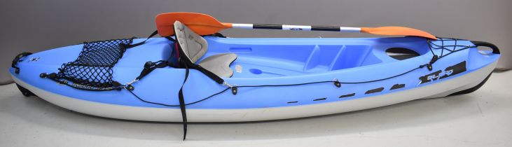 Bick Bilbao touring kayak, with paddle, overall length of kayak 305cm