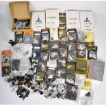 A large collection of Citadel Games Workshop Warhammer 40K and similar white metal figurines to