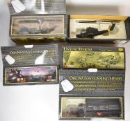Five Corgi Unsung Heroes Vietnam Series 1:48 scale diecast model helicopters to include AH-1G