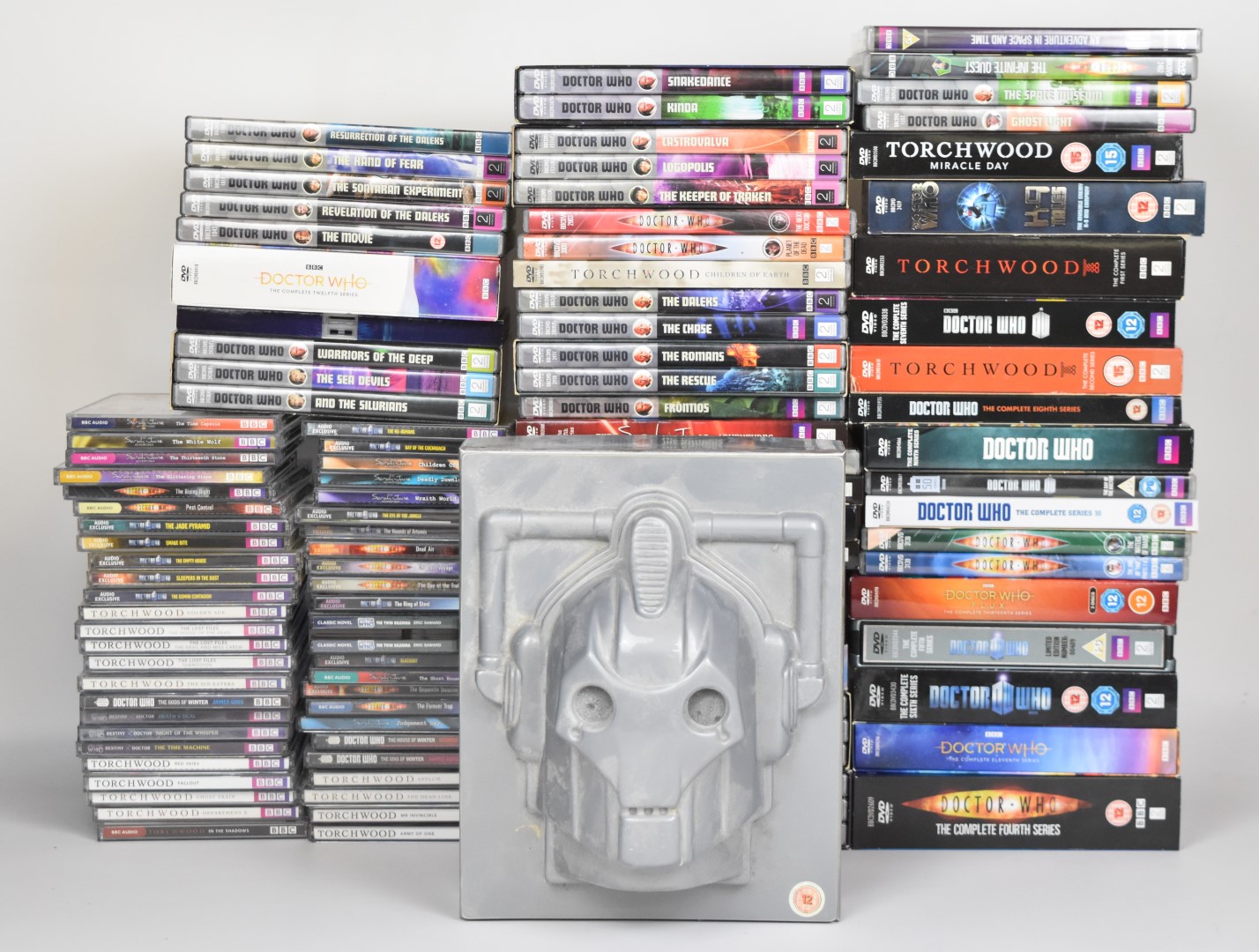 Forty-seven Doctor Who multi disc DVD boxed sets including TV specials and related titles,