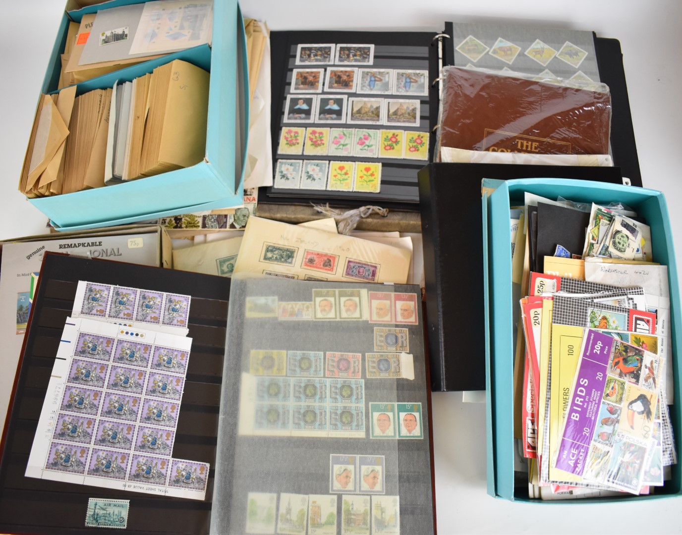 A large quantity of GB, Commonwealth and world stamps, first day covers and presentation packs in - Image 13 of 16