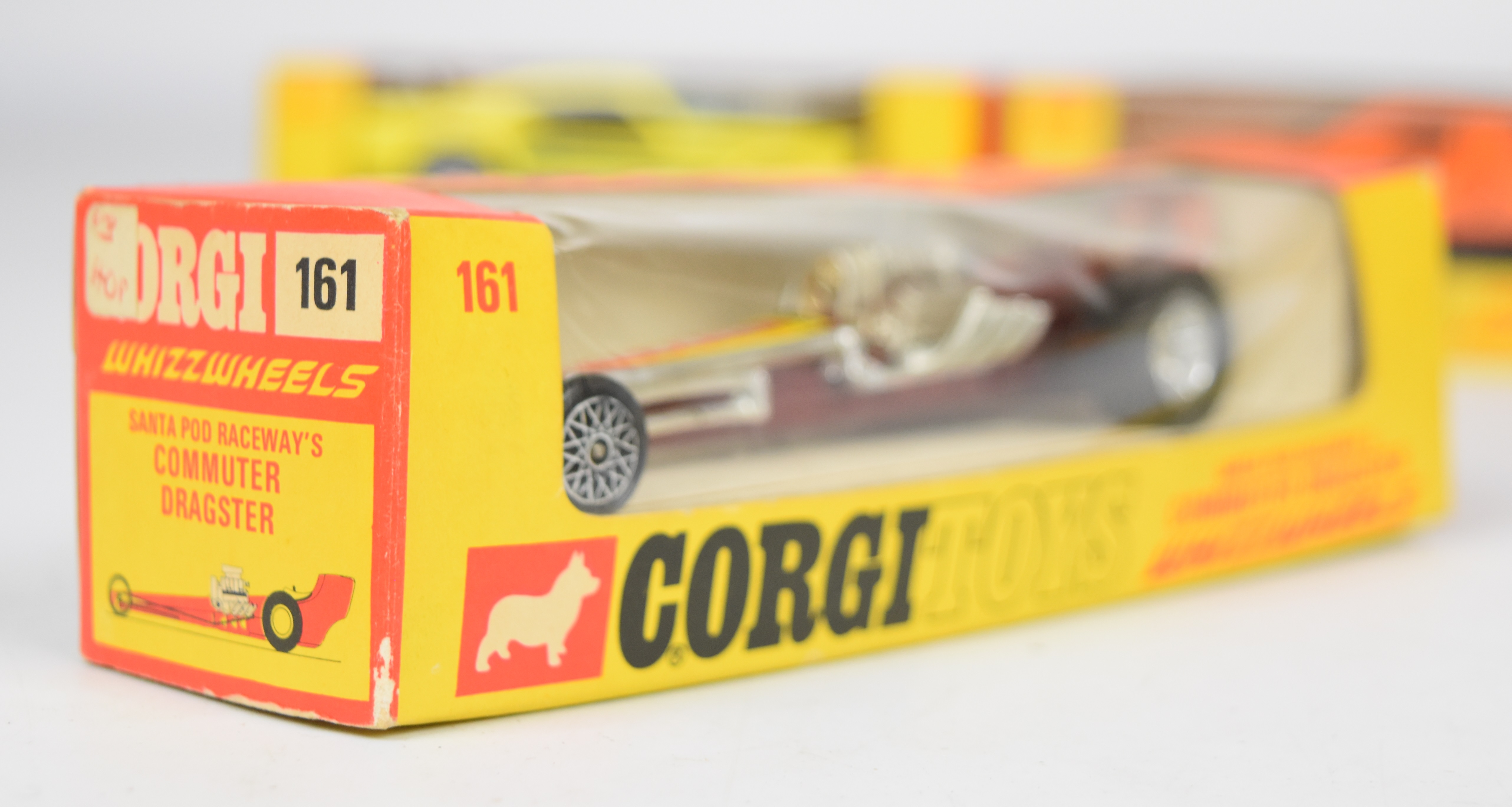 Four Corgi Toys Whizzwheels diecast model cars comprising Roger Clark's 3 Litre V.6 Ford Capri - Image 3 of 5