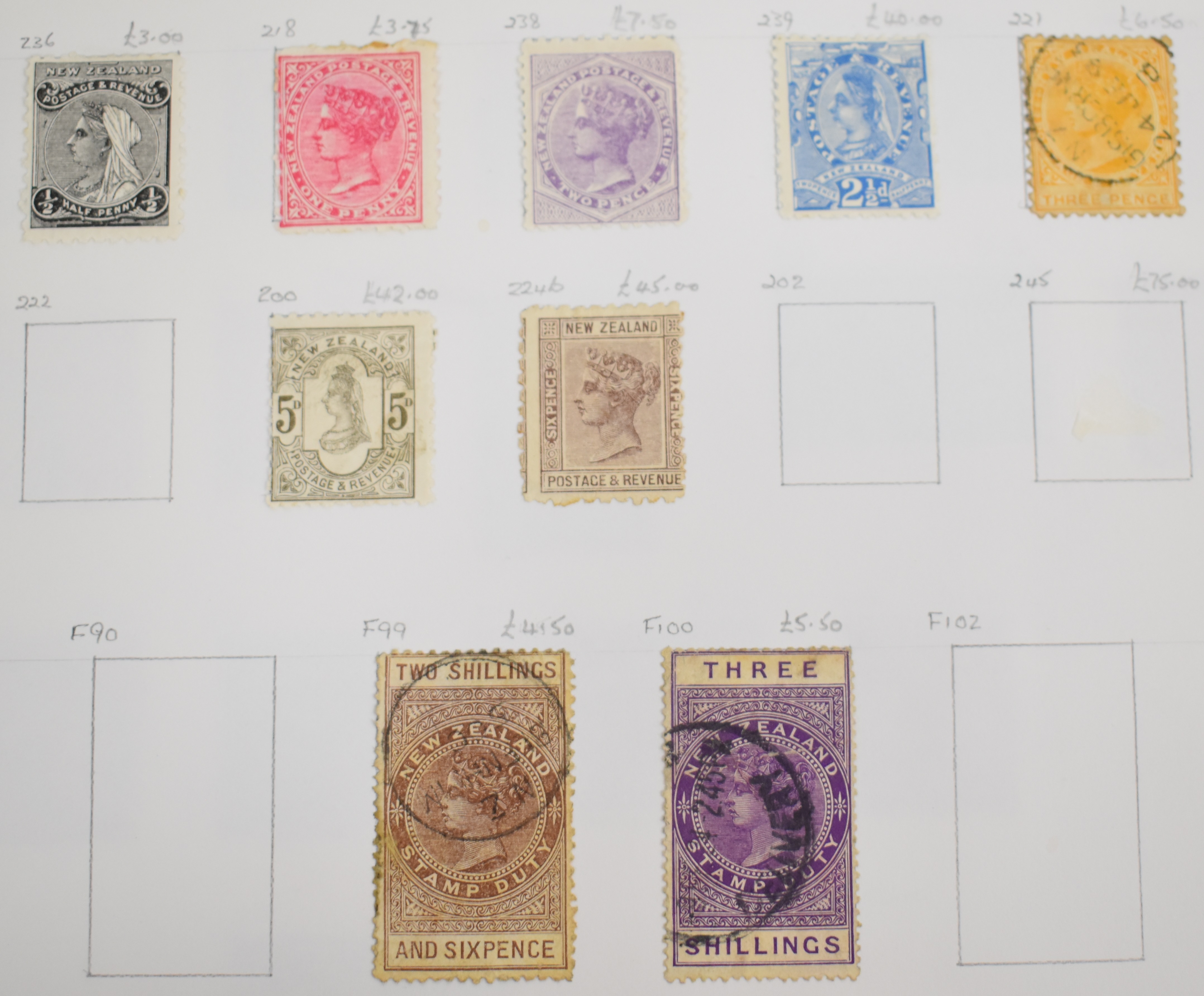 GB and world stamp collection in eight albums including New Zealand from 1855 Chalon types onwards - Image 4 of 5