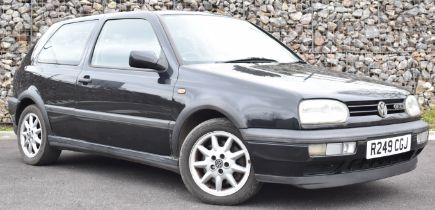 1997 VW Golf GTI 2 litre petrol car, registration number R249 CGJ, with V5c, two owners from new and