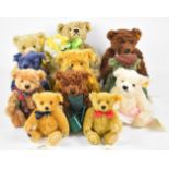 Eleven Steiff Teddy bears, each with original tags and button in ear to include Golden Jubilee 2002,