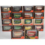 Twenty Gilbow Exclusive First Editions (EFE) 1:76 scale diecast model buses, all in original boxes.