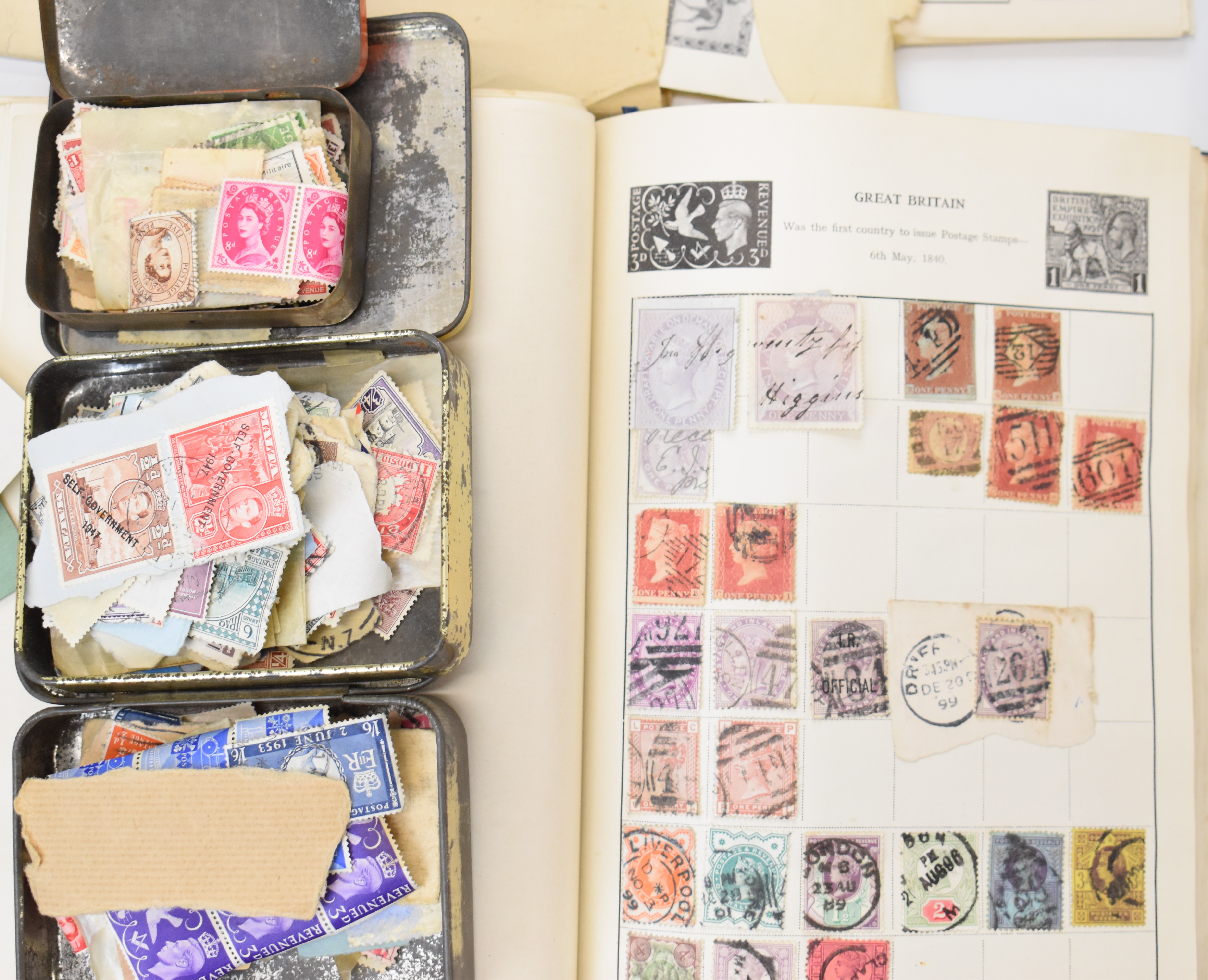 A stamp collection in various stamp albums including the Cardinal and The Royal Mail and in - Image 4 of 5