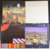 Fourteen albums including Pink Floyd Dark Side Of The Moon, Animals, The Wall (no writing on cover),