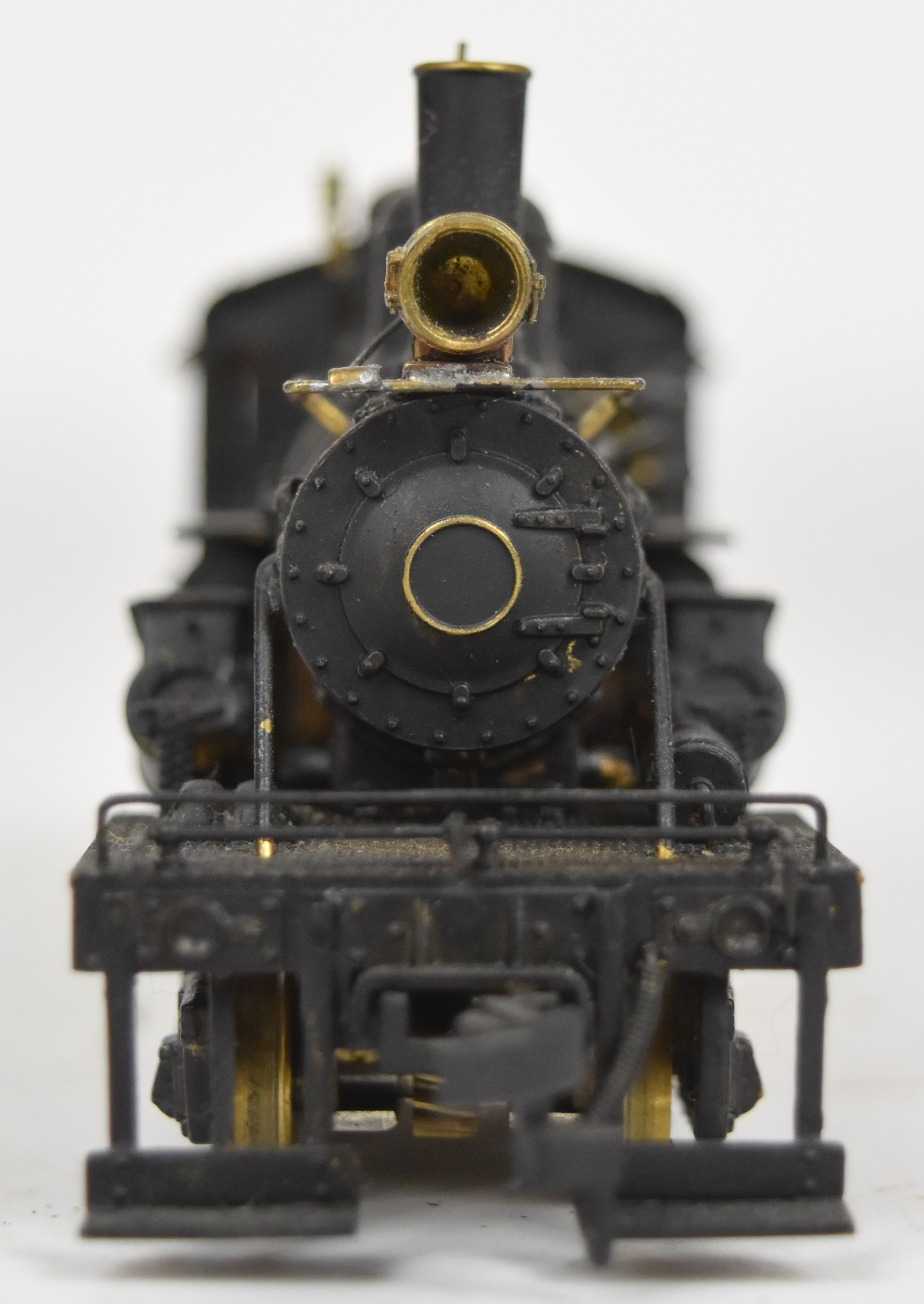 United Scale Models H0 gauge brass 'Climax' geared locomotive, in original box, made in Japan. - Image 5 of 5