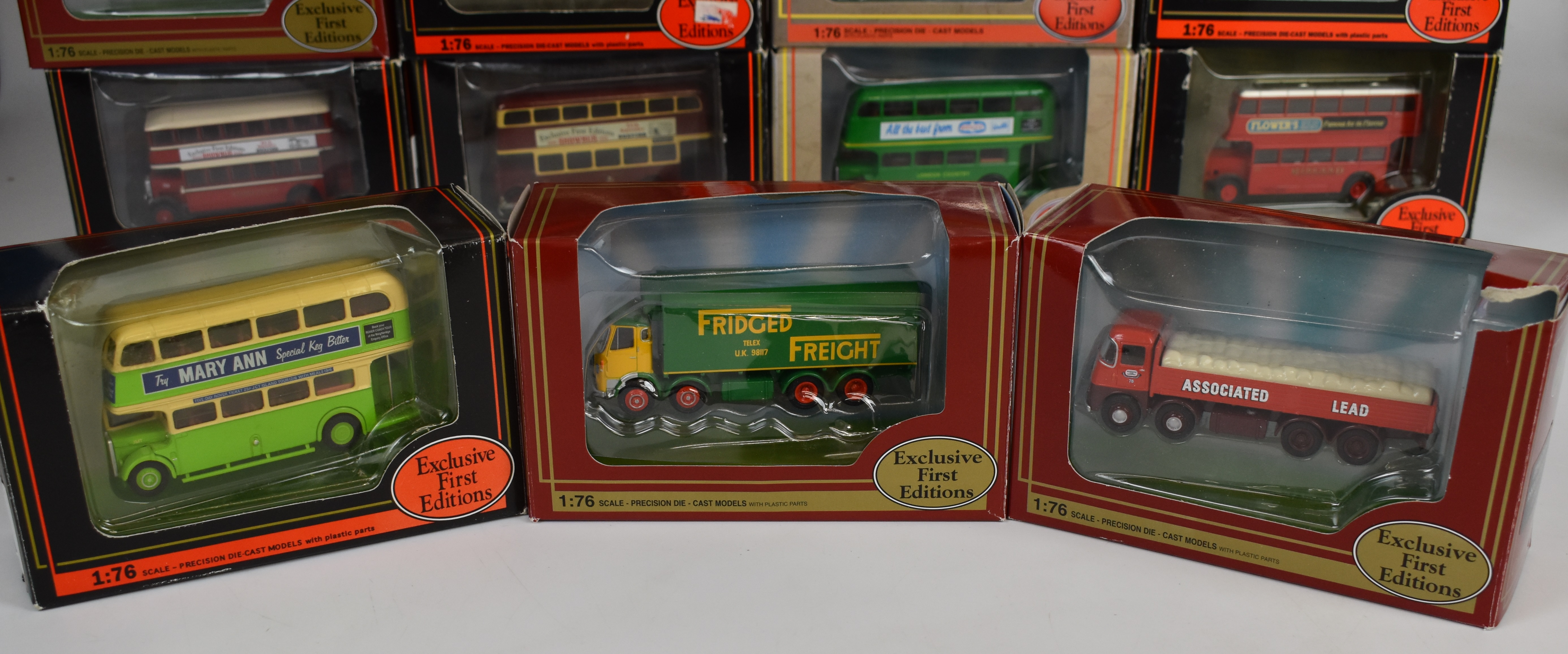 Twenty Gilbow Exclusive First Editions (EFE) 1:76 scale diecast model buses, all in original boxes. - Image 4 of 4