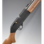 Crosman 760 .177 air rifle with faux wooden semi-pistol grip and forend and adjustable sights,