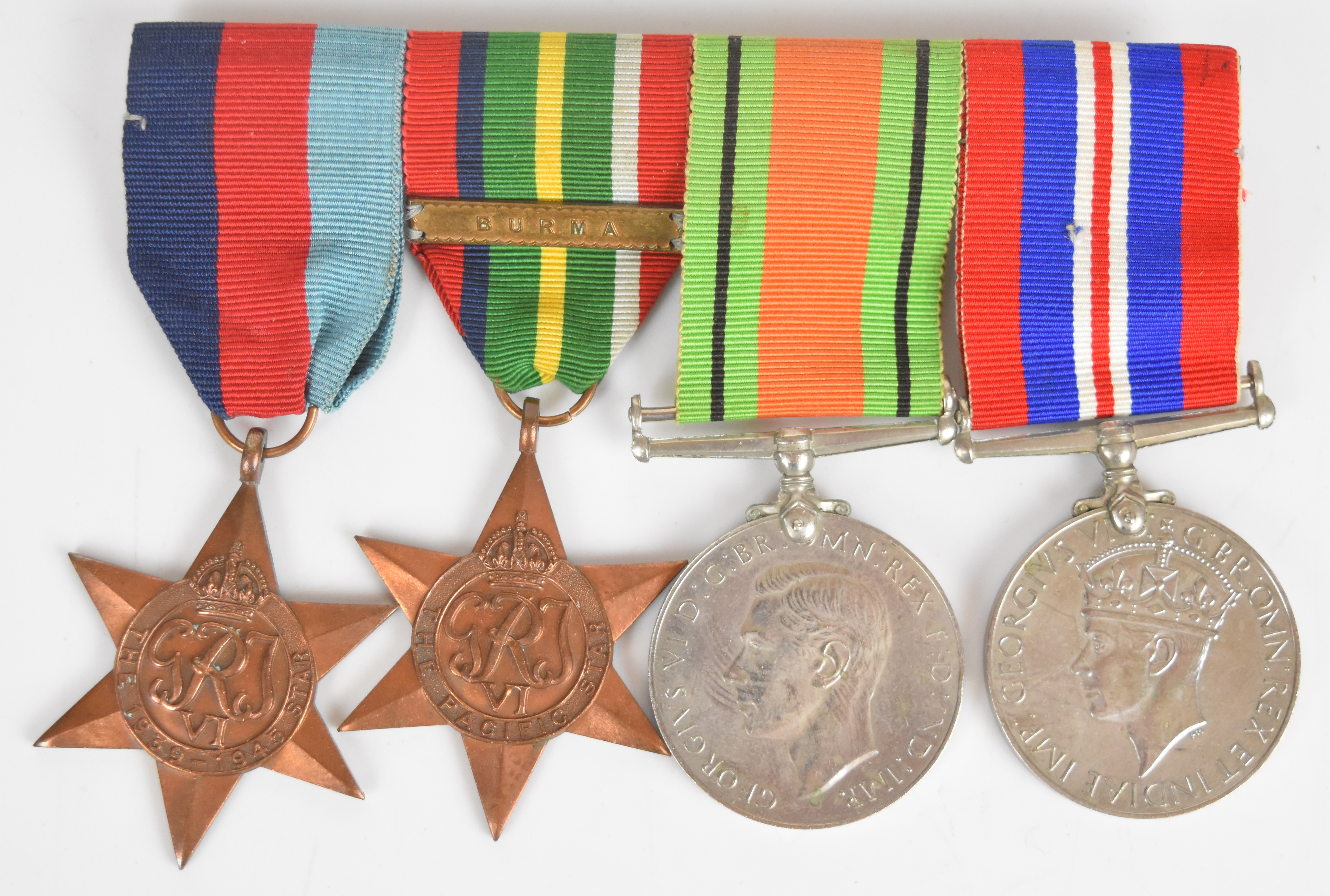 Royal Air Force WW2 medals comprising 1939/1945 Star, Pacific Star with clasp for Burma, Defence - Image 9 of 16