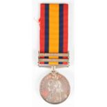 Queen's South Africa Medal with clasps for Cape Colony and Wepener named to 1019 Trp G Gailbraith,