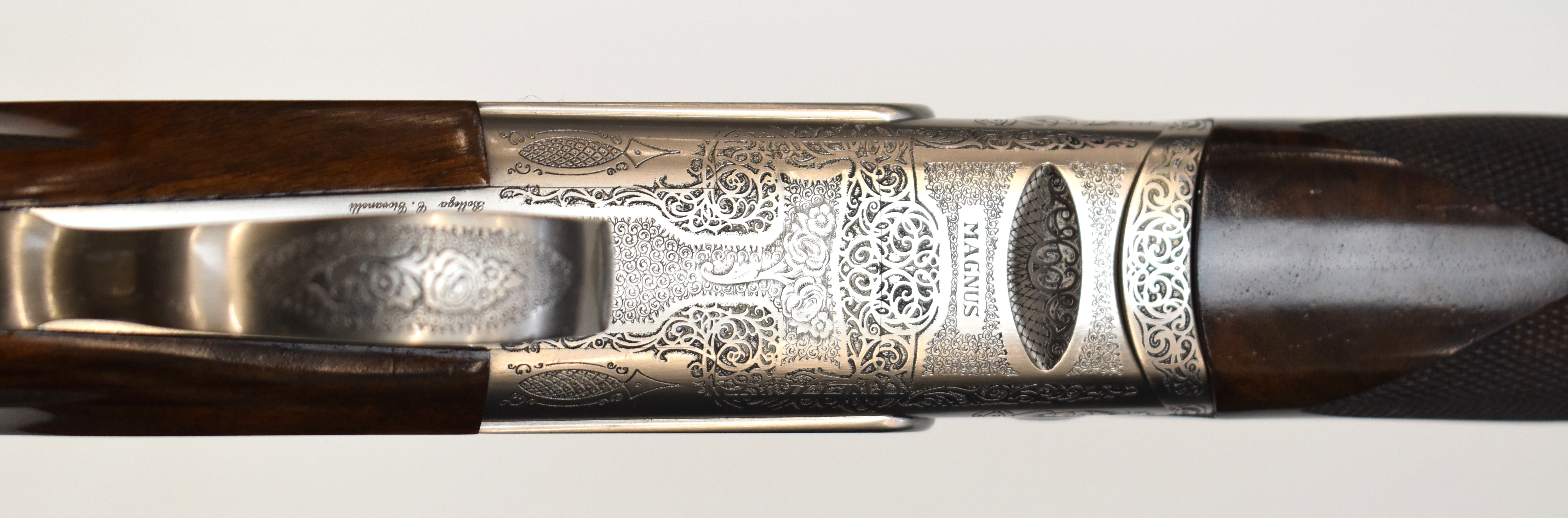 Caesar Guerini Magnus Deluxe Game 12 bore over and under ejector shotgun with engraved scenes of - Image 15 of 18