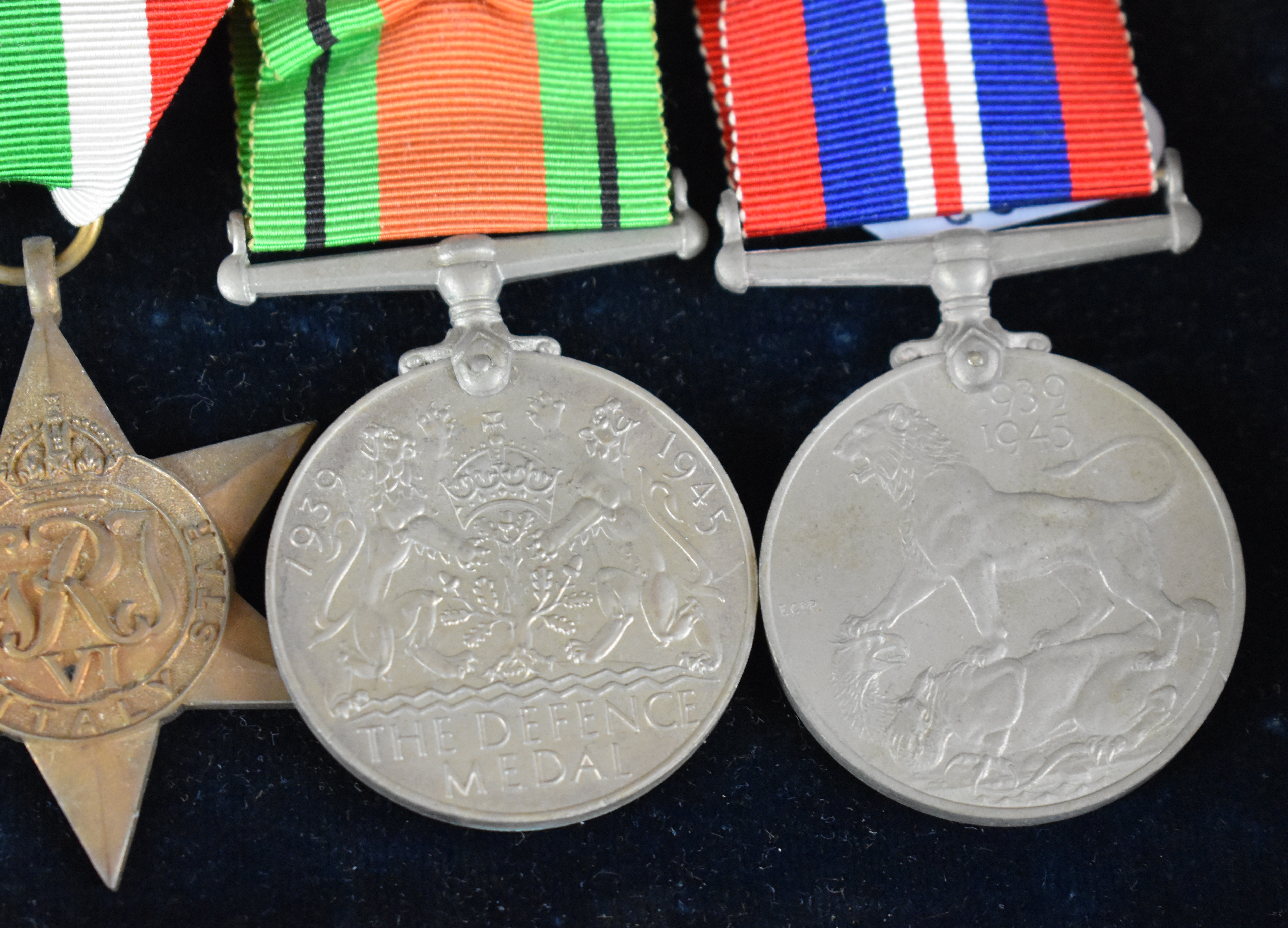 British WW1 and WW2 father and son medal groups comprising 1914/1915 Star, War Medal and Victory - Image 9 of 20