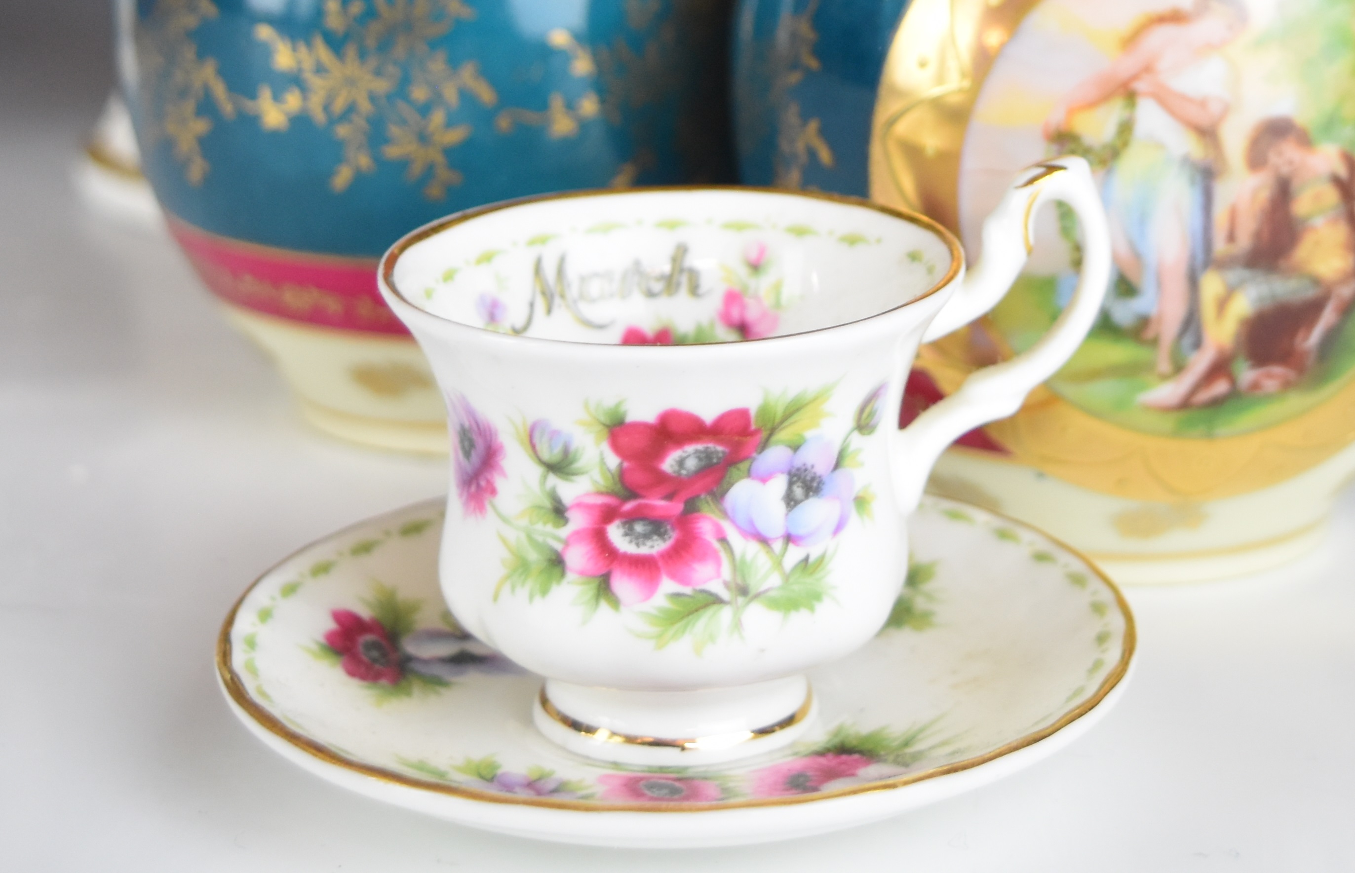 Collection of decorative / collectable teaware including Royal Worcester, Royal Albert miniature cup - Image 11 of 28