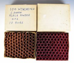 Two-hundred Eley-Kynoch 10 bore new primed empty shotgun cartridge cases, in original boxes.