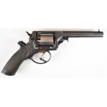 William Tranter's Patent  Model 4 54 bore five-shot double-action revolver with engraved trigger
