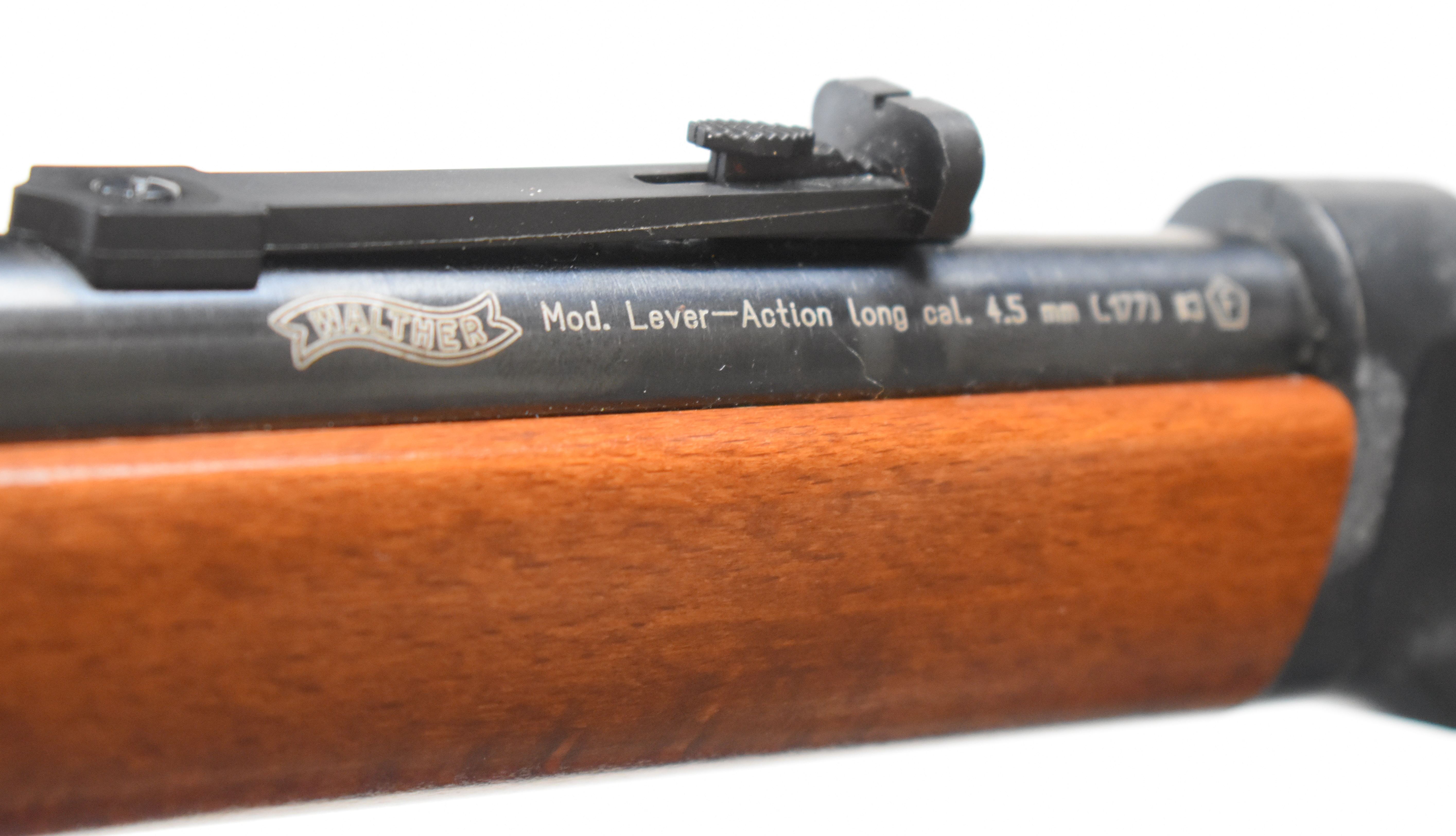 Walther Winchester style lever-action .177 CO2 carbine air rifle with two 8 shot magazines, - Image 10 of 11