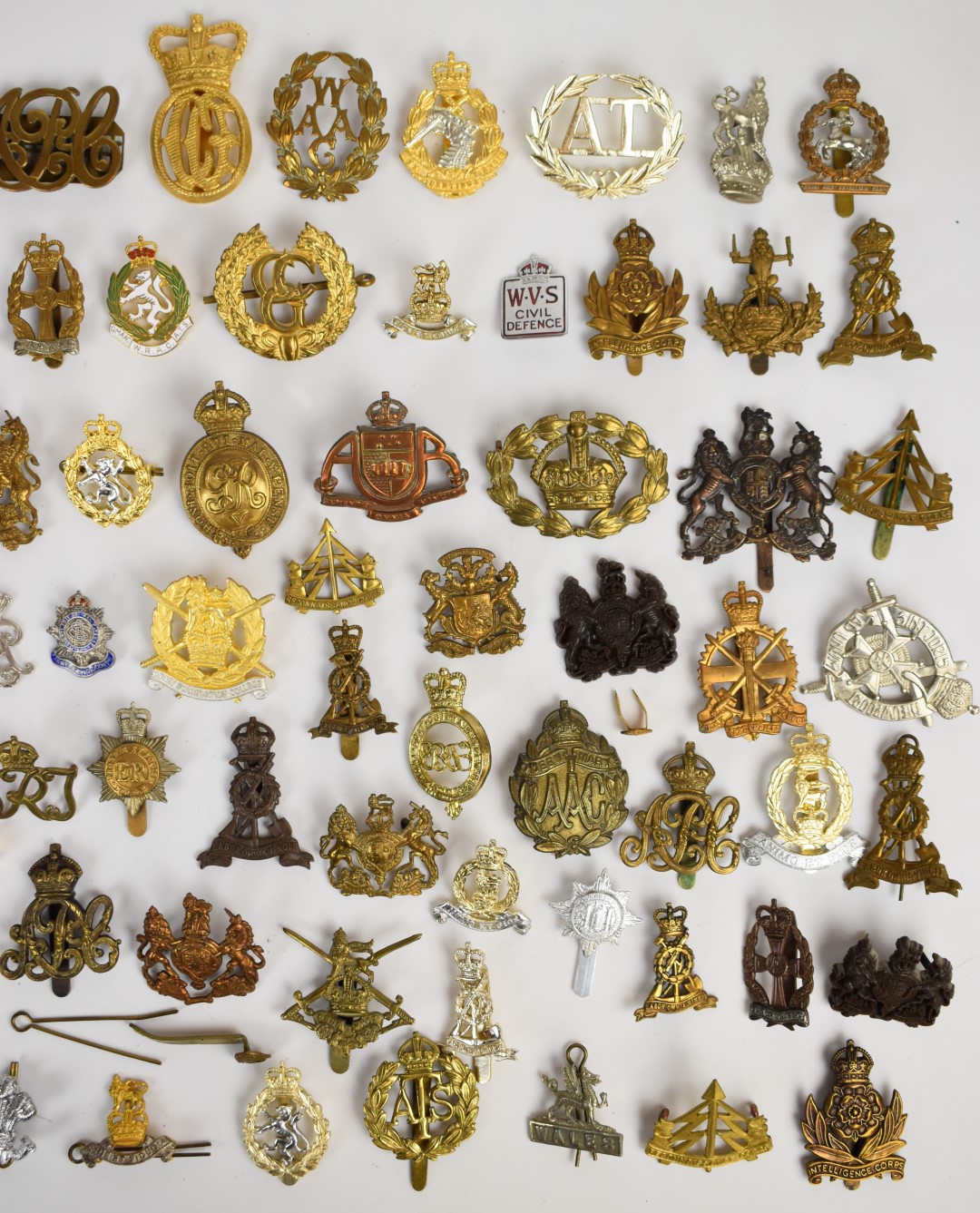 Collection of approximately 80 British Corps and other cap badges including Army Pay Corps, - Image 3 of 3