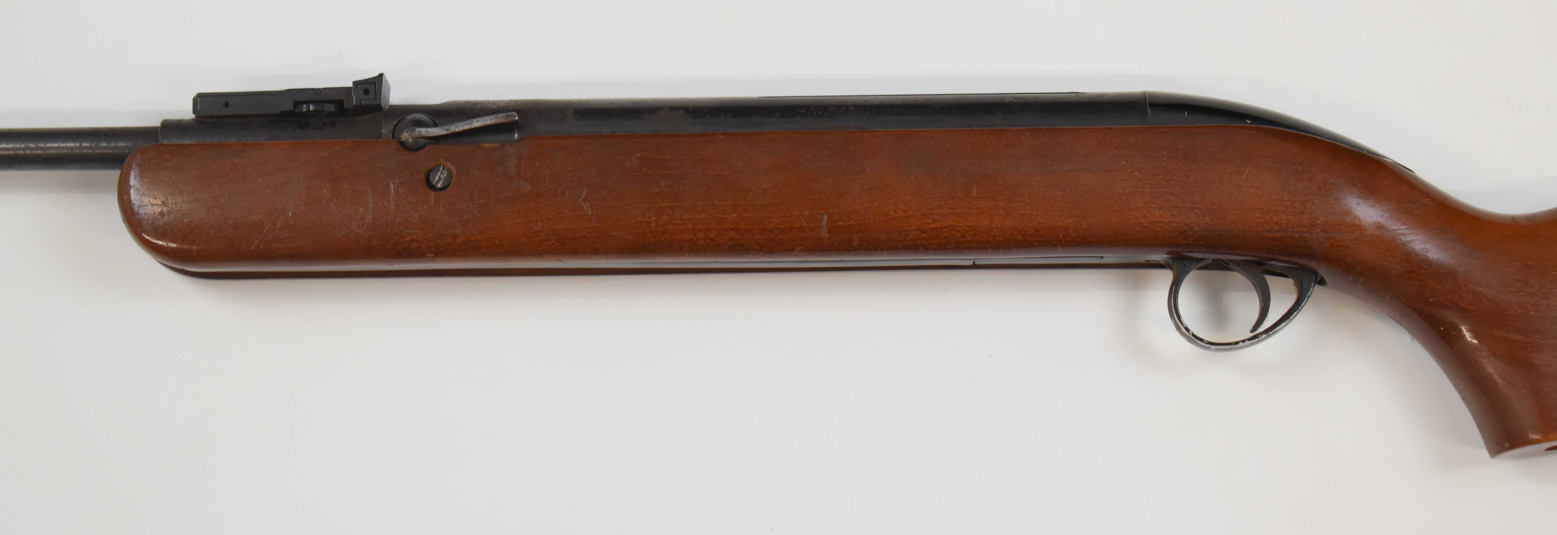 BSA Airsporter Mk1 .22 under-lever air rifle with semi pistol grip and adjustable sights, serial - Image 8 of 9