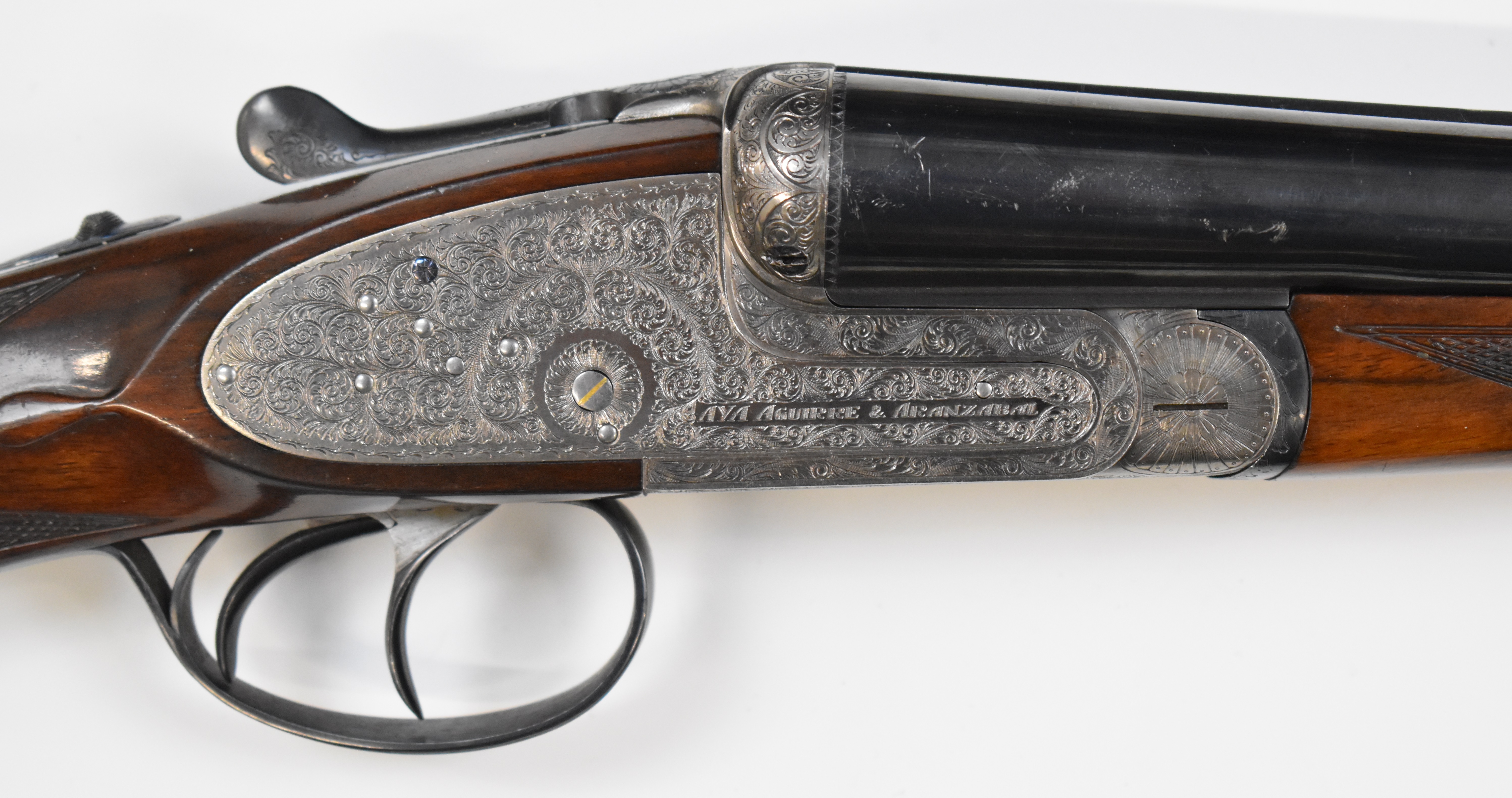 Pair of AYA No 2 12 bore sidelock side by side ejector shotguns each with hand detachable locks, all - Image 22 of 30