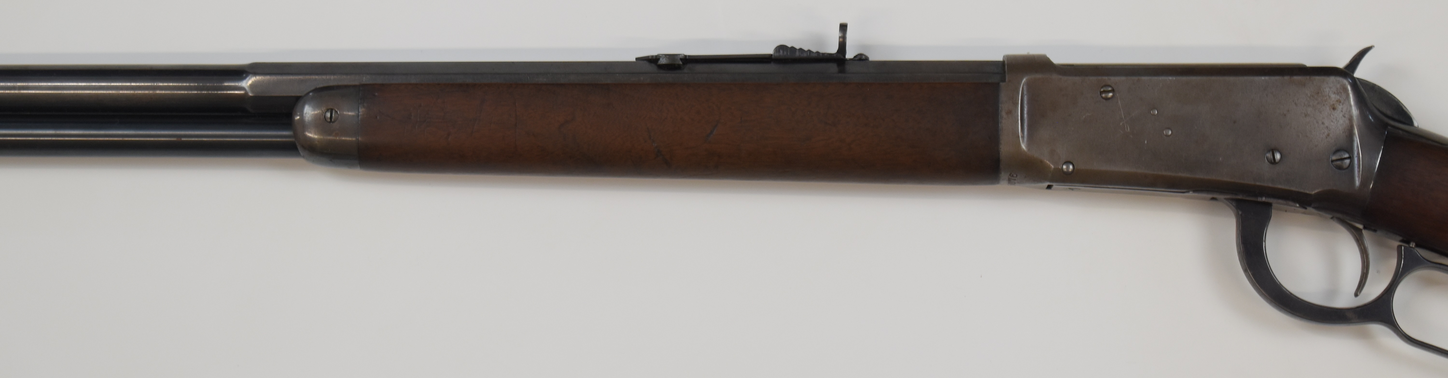 Winchester Model 1894 .32-40 underlever repeating rifle with adjustable Marbles Gladstone USA - Image 18 of 20