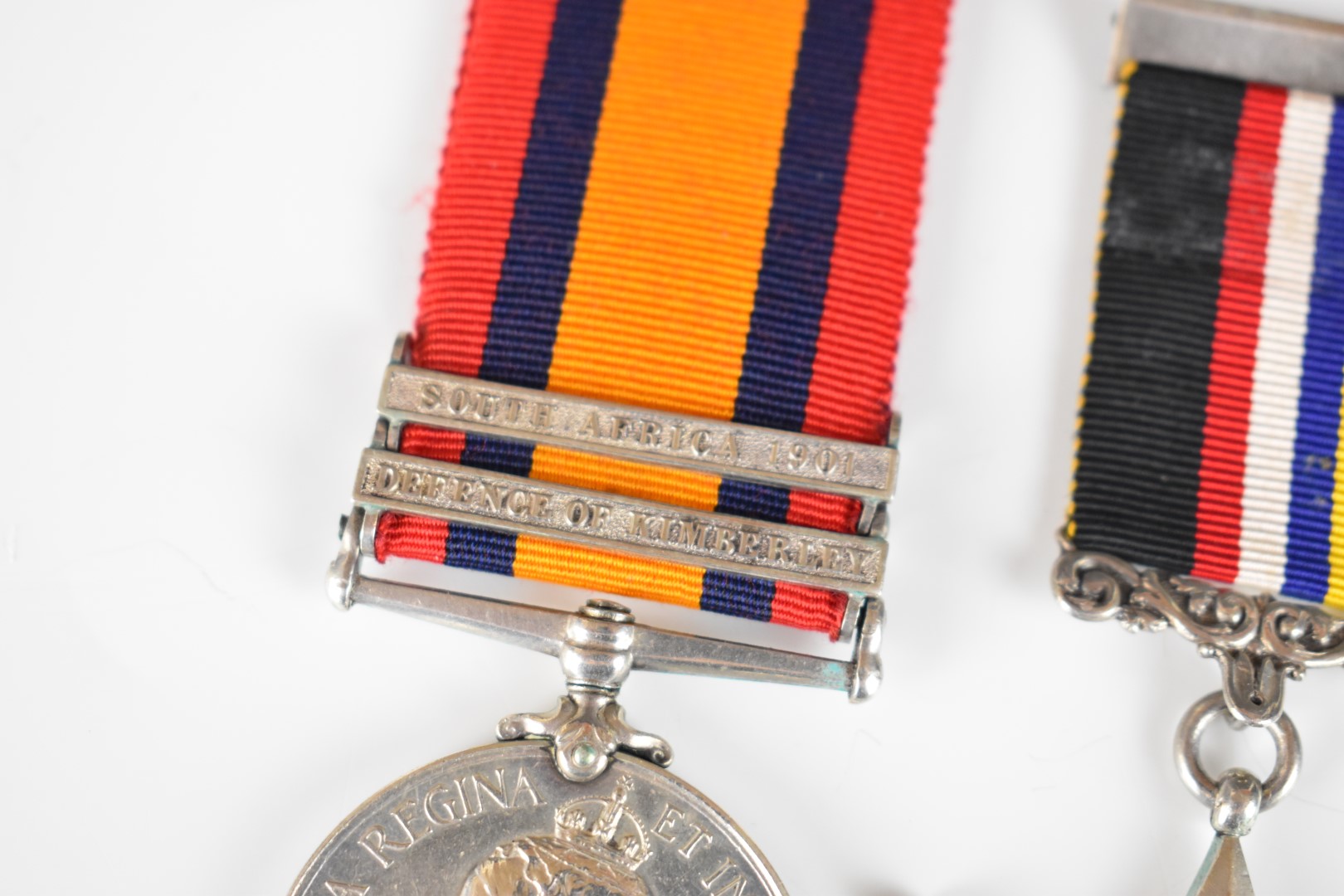 Queen's South Africa Medal with clasps for Defence of Kimberley and South Africa 1901 named to 828 - Image 4 of 22