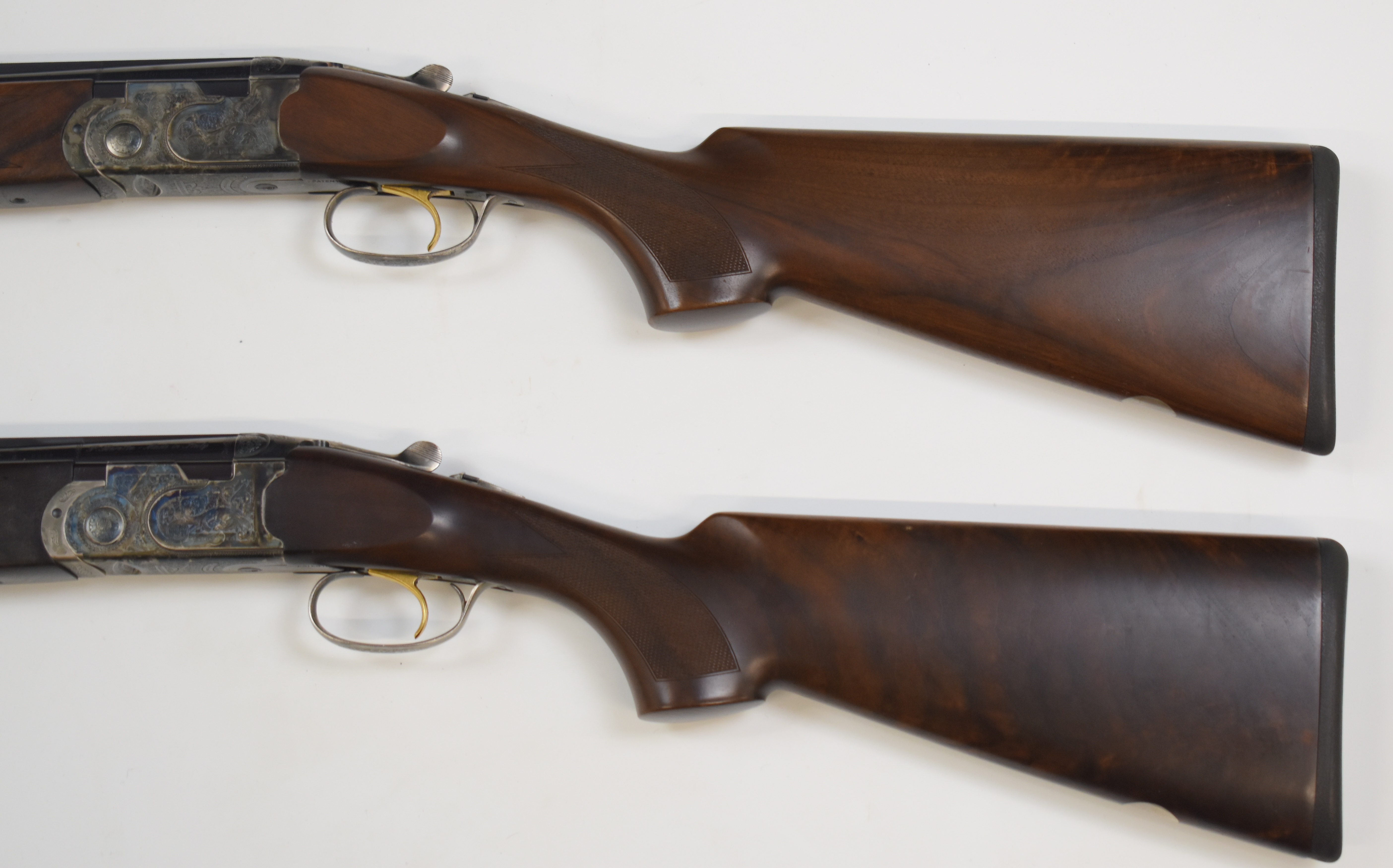 A pair of Beretta Silver Pigeon C 20 bore over and under ejector shotguns each with named and - Image 21 of 24