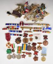 Small collection of various medals including Chinese Korea Medals, Dutch Korea Medal, WW2 Defence