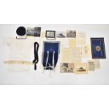 WW2 Royal Navy interest ephemera and documentation for Geoffrey Chambers including Certificate of