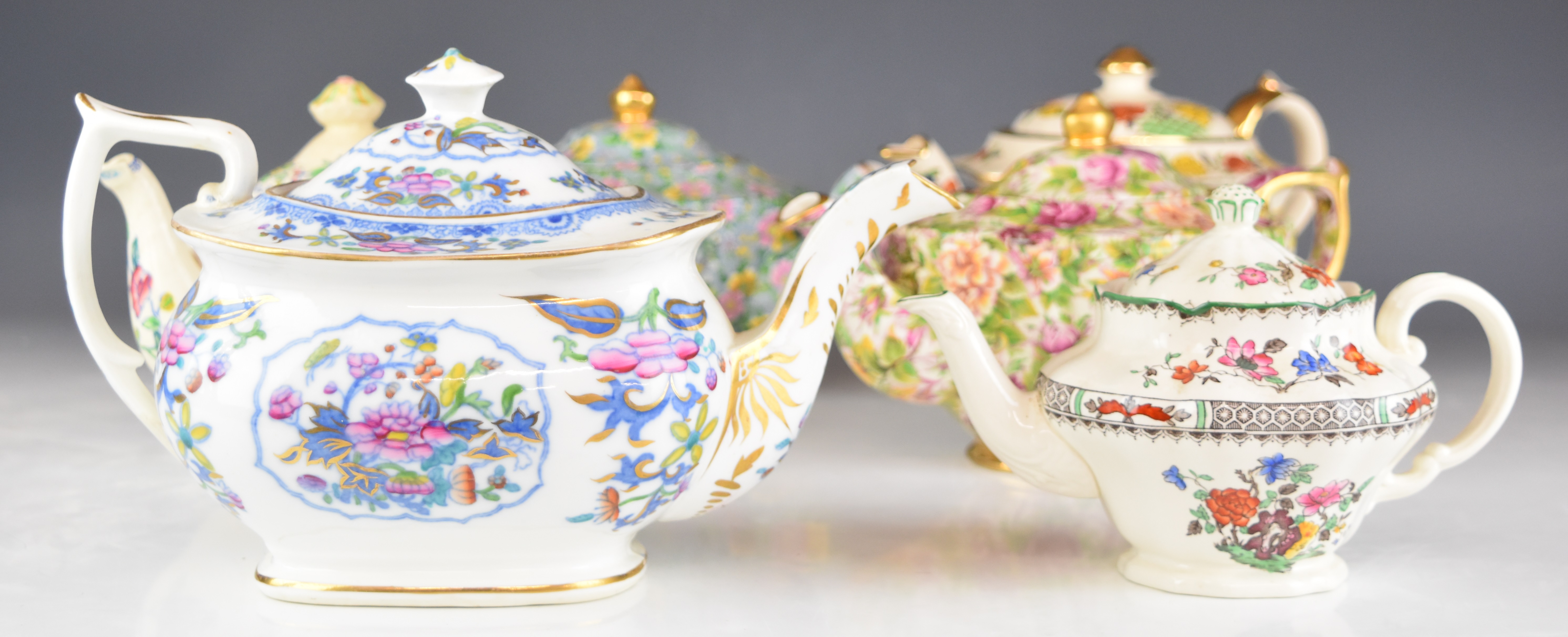 Collectable teapots including Grainger Worcester, Sadler, two chintz, Copeland, Masons and Sadler - Image 2 of 14