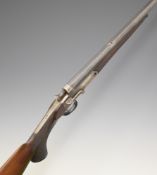 Charles Maleham .300 rook rifle converted to .410 rook shotgun with side thumb lever, chequered