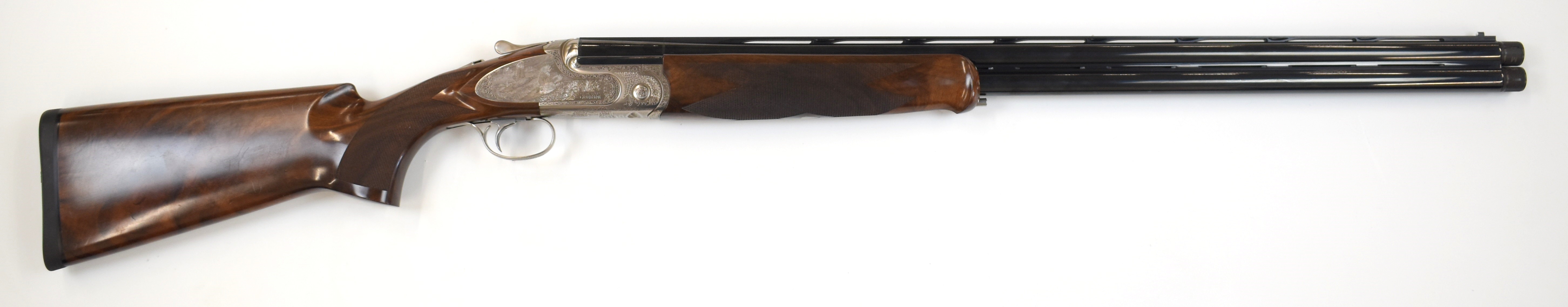 Caesar Guerini Magnus Deluxe Game 12 bore over and under ejector shotgun with engraved scenes of - Image 11 of 18