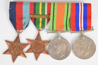 Royal Air Force WW2 medals comprising 1939/1945 Star, Pacific Star with clasp for Burma, Defence