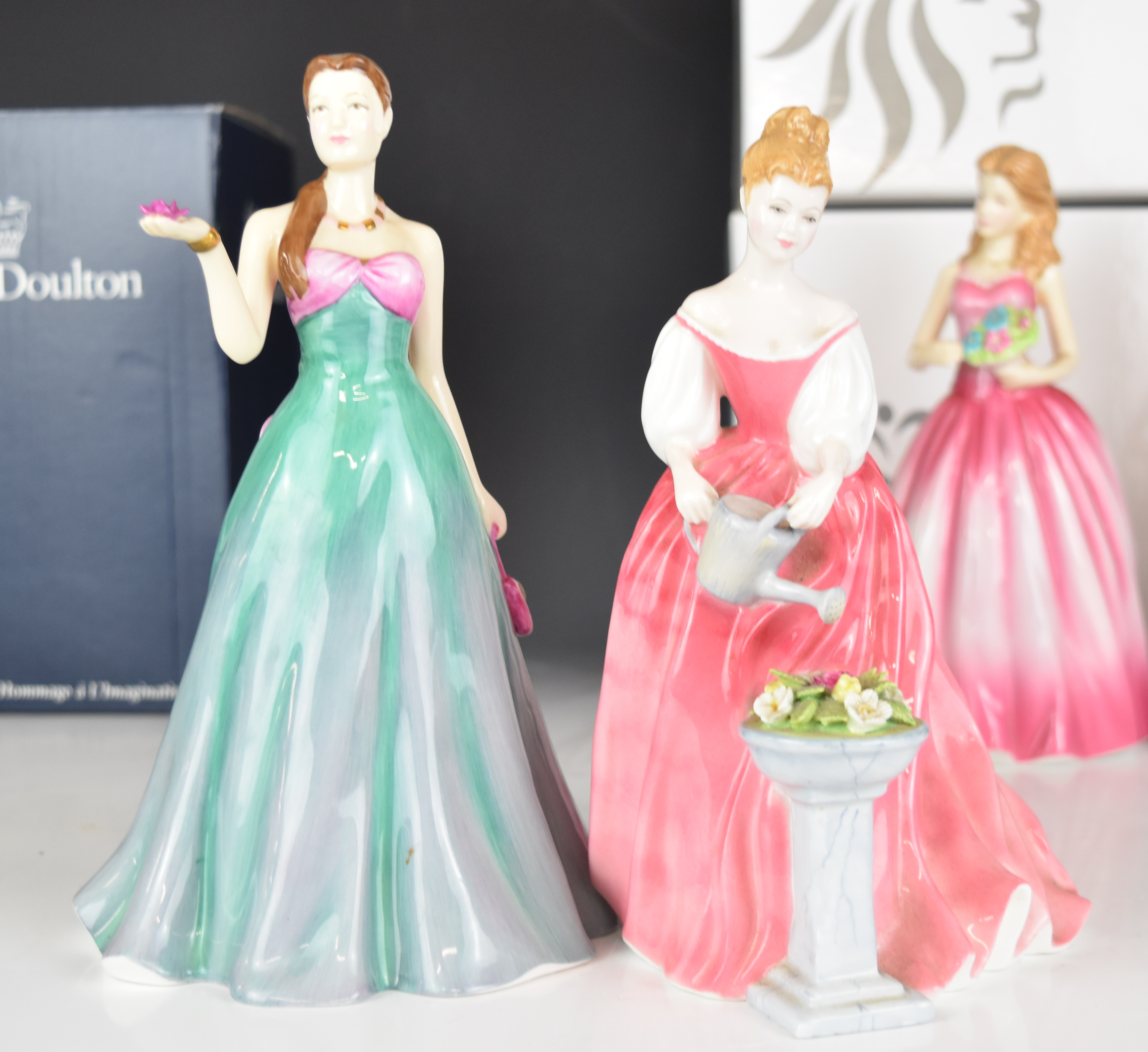 Seven Royal Doulton figurines including Diana Princess of Wales, Sandra, Jessica, Pieces and - Image 4 of 14
