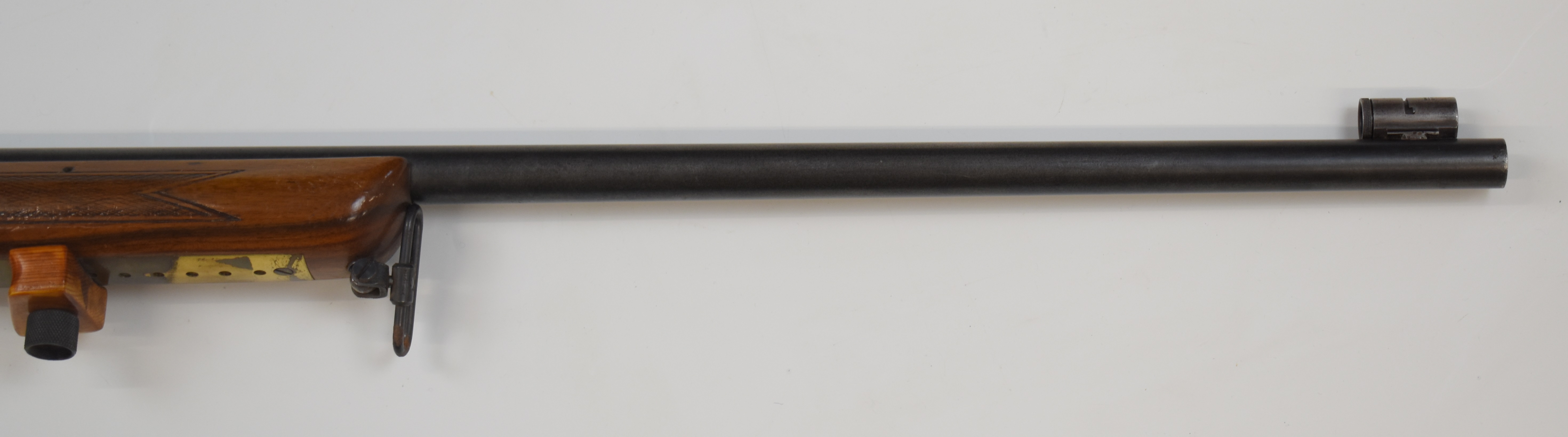 BSA .220 underlever-action target rifle with semi-pistol grip, raised cheek piece, sling mounts, BSA - Image 5 of 10