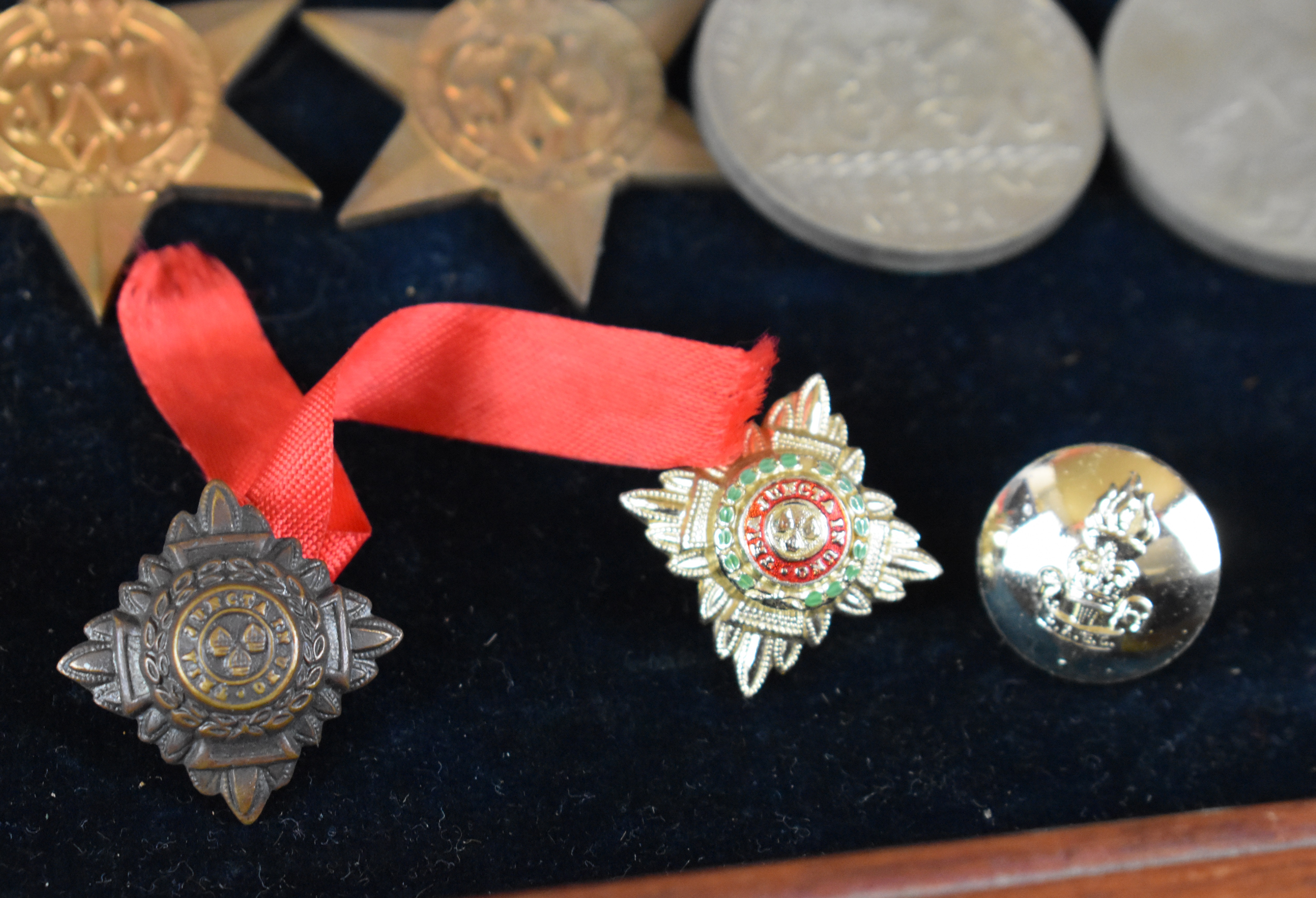 British WW1 and WW2 father and son medal groups comprising 1914/1915 Star, War Medal and Victory - Image 12 of 20